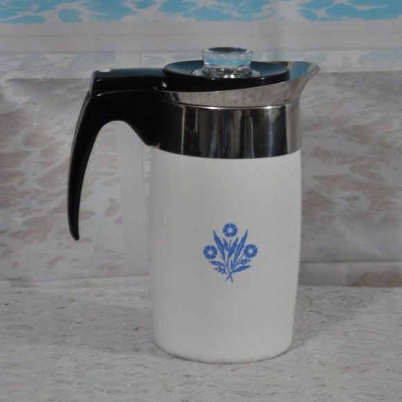 Corningware Kitchen Corningwareblue Cornflower Stove Top Percolator